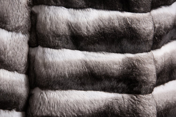 Chinchilla Fur Jacket 166-1