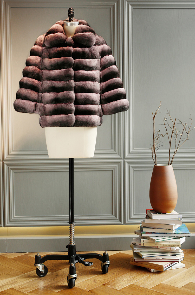 Chinchilla Fur Jacket 166-8