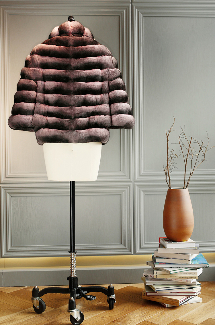 Chinchilla Fur Jacket 166-9