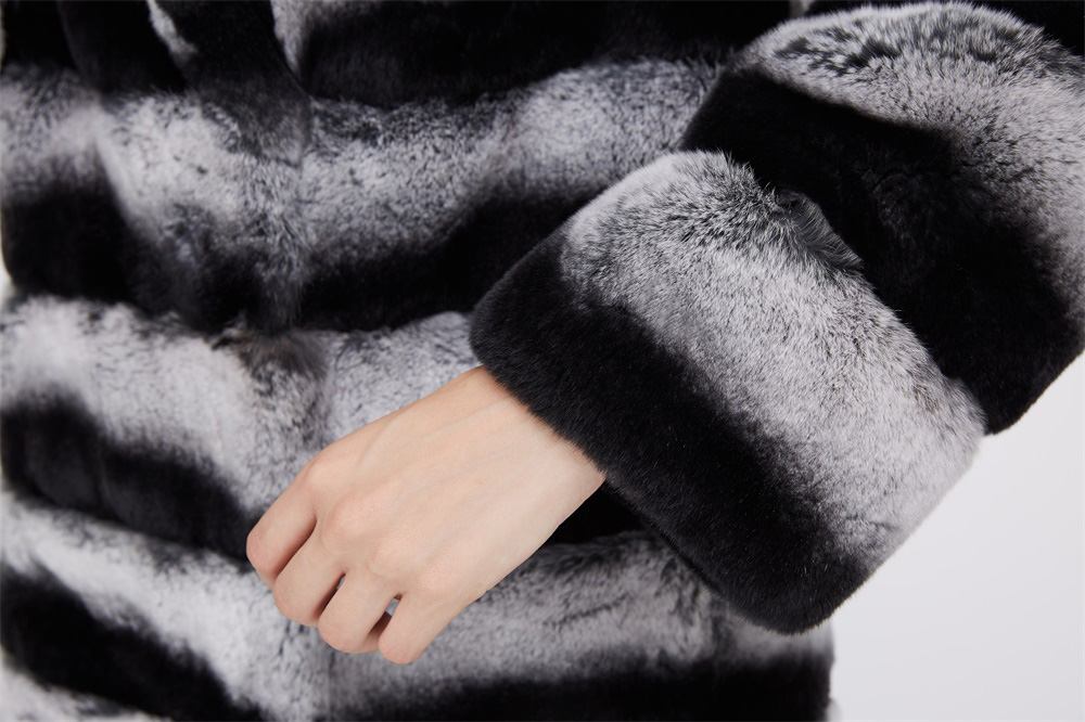 Rex Rabbit Fur Coat 221 Details 4