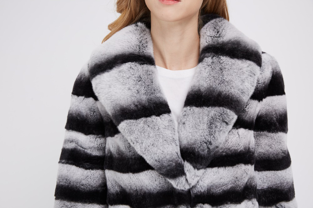 Rex Rabbit Fur Coat 224 Details 1