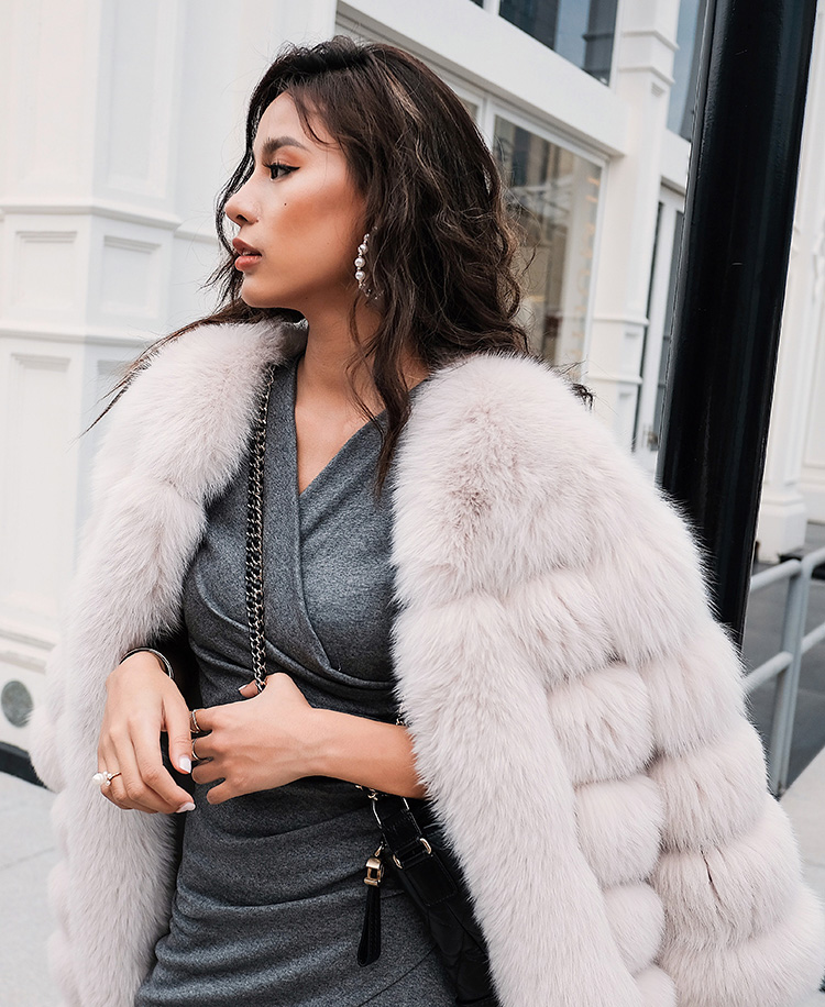 Fox Fur Coat 266 Details 6