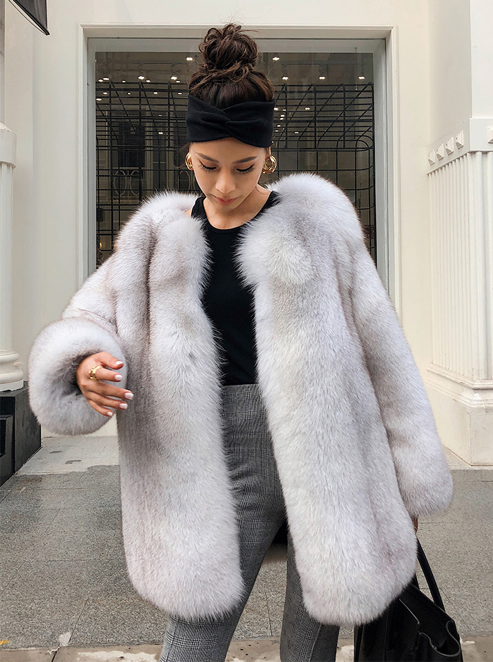 Fox Fur Coat 267 Details 8
