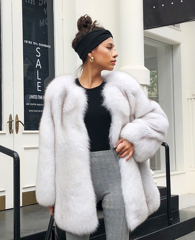 Fox Fur Coat 267 Details 9