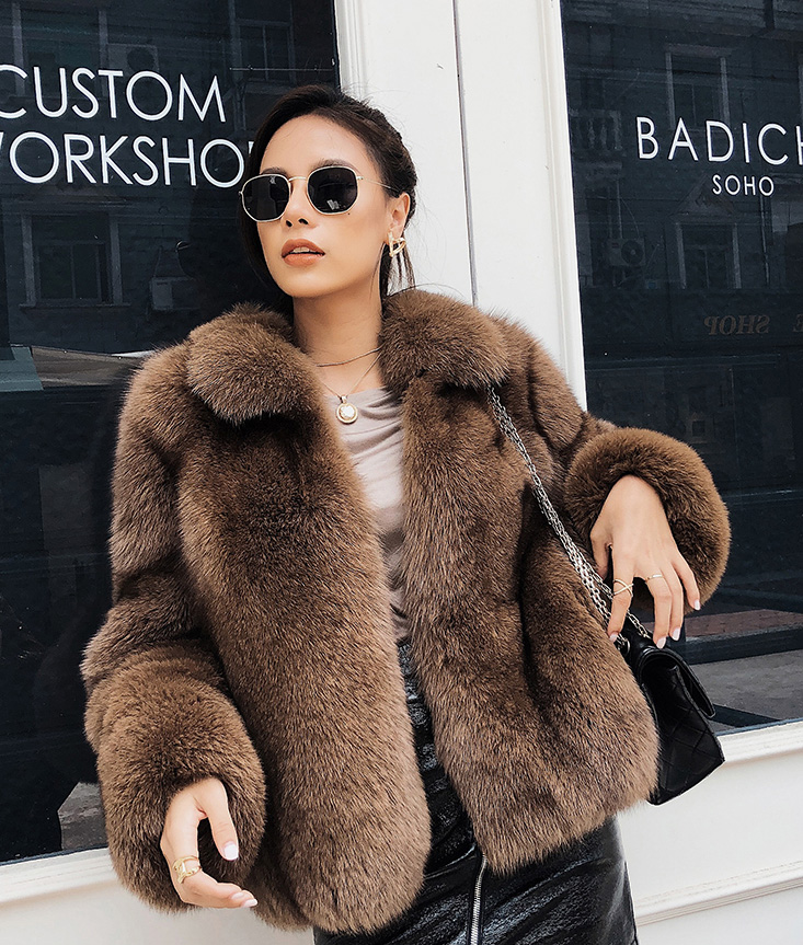 Cropped Fox Fur Jacket 272 Details 5