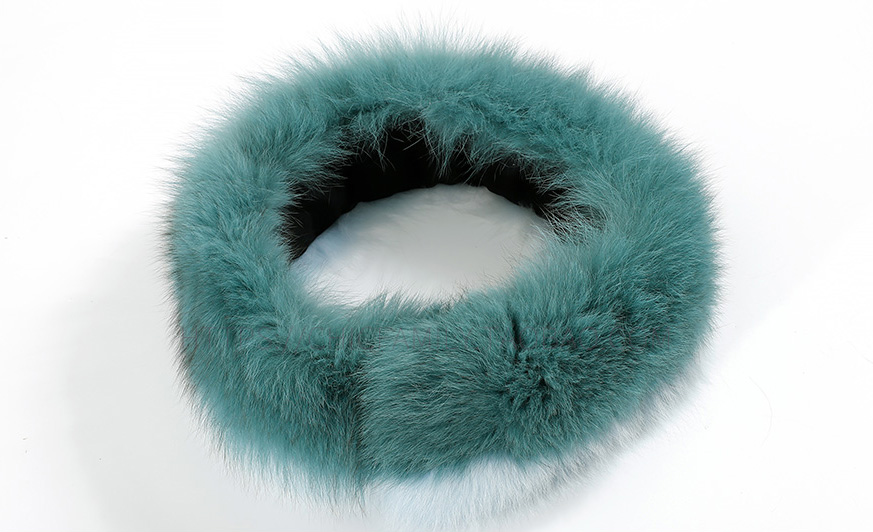 Two-tone Fox Fur Scarf 370-2