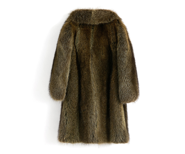 Men's Raccoon Fur Coat 384b-3