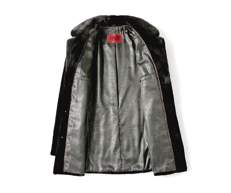 Men's Mink Fur Coat 393-2