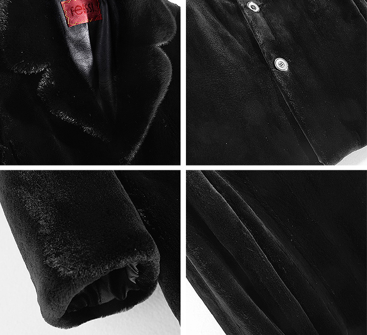 Men's Mink Fur Coat 393-4