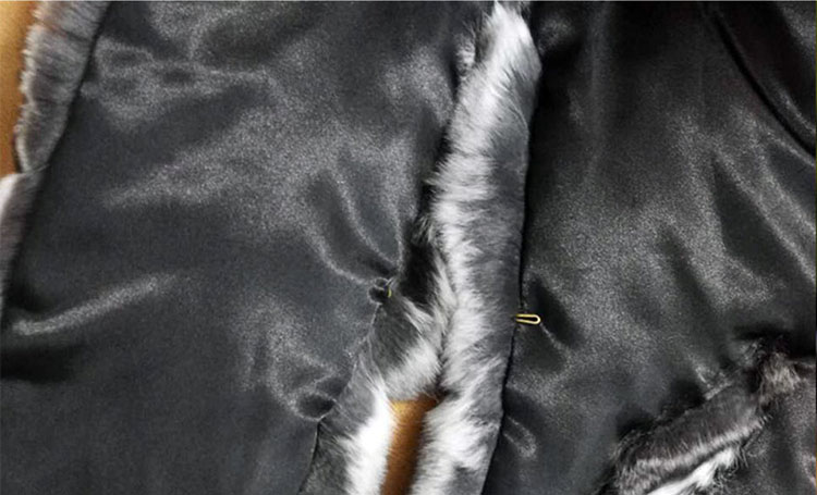Chinchilla Fur Wrap, Scarf, Muffler 676 Details 2