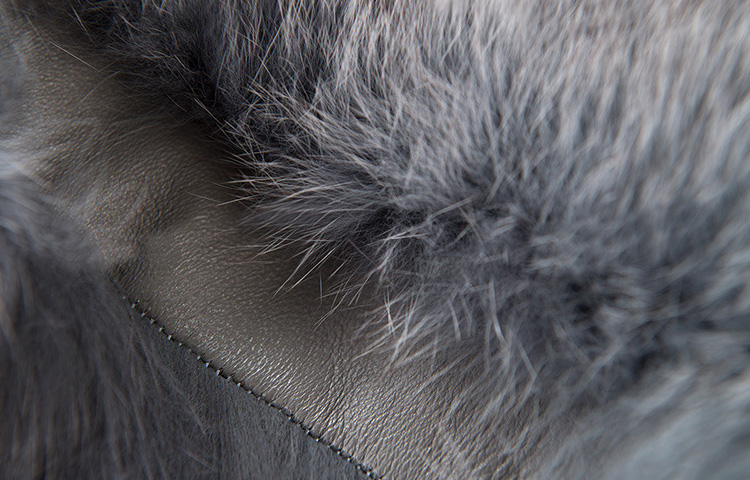 Fox Fur Vest 714 Details 10
