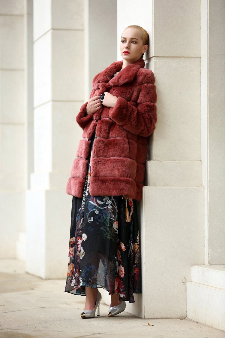 Rex Rabbit Fur Coat 770 Deatials 2