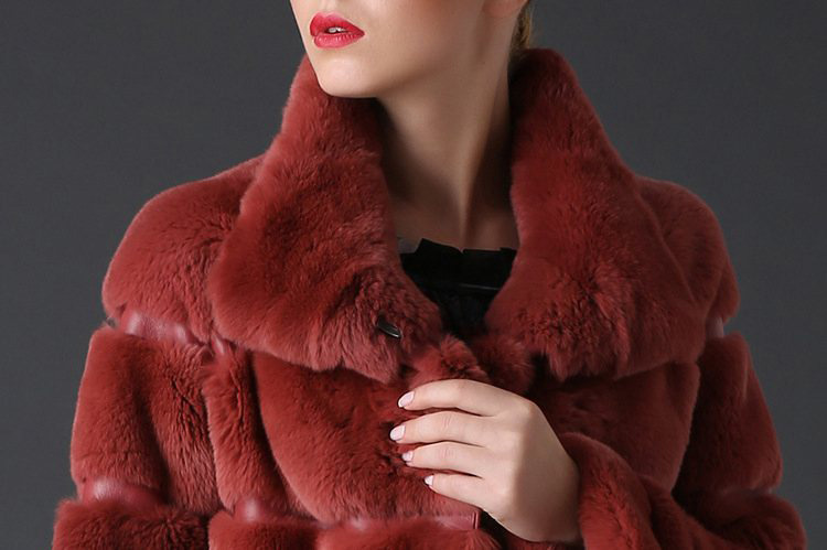 Rex Rabbit Fur Coat 770 Deatials 3