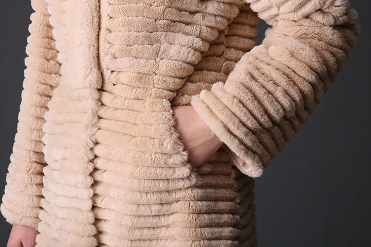 Rex Rabbit Fur Jacket 774 Details 7