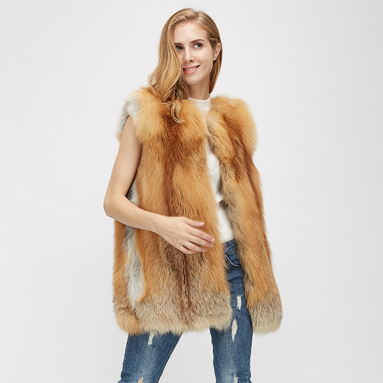 Fox Fur Vest 965 Details 8