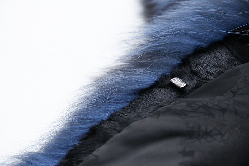 Silver Fox Fur Vest 996 Details 20
