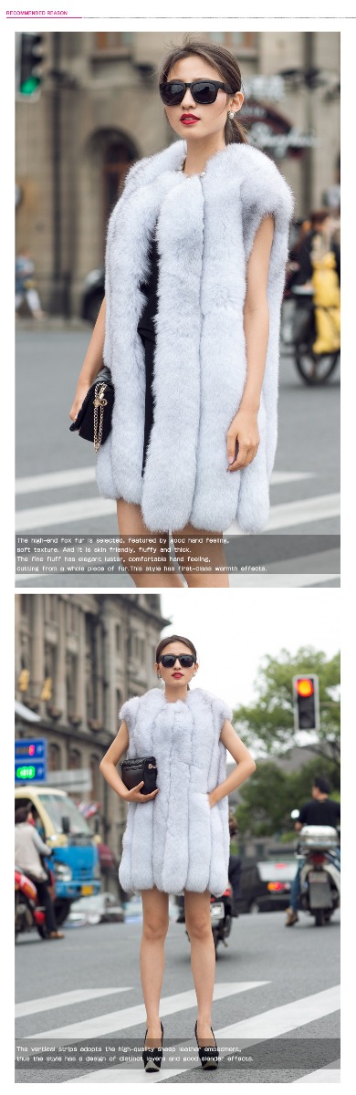 Fox Fur Vest Coat