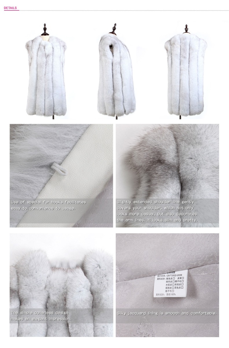 Fox Fur Vest Coat